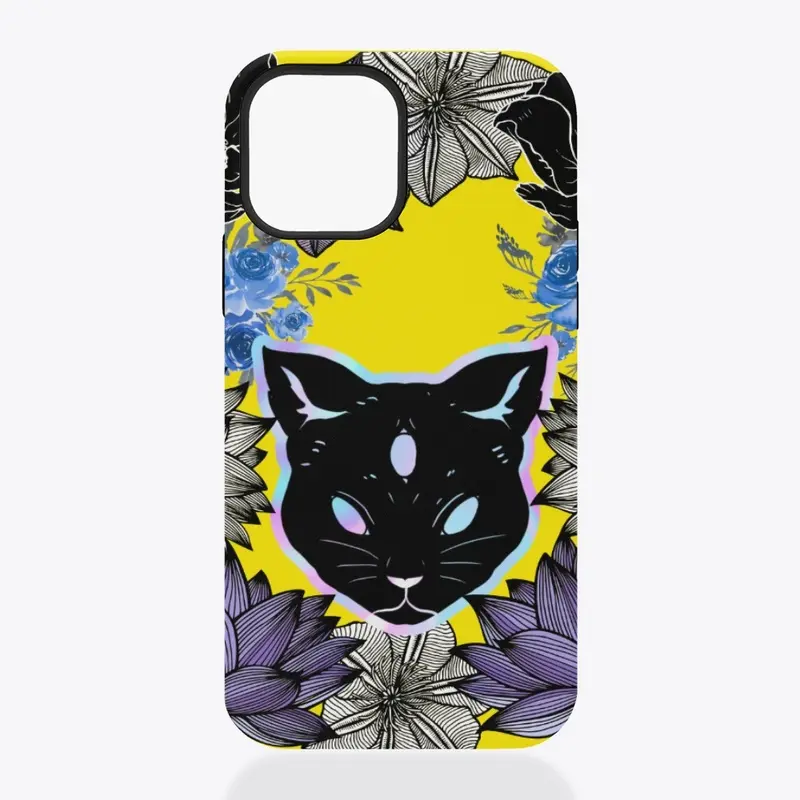 Midnight cat iPhone Magcase