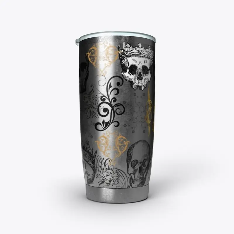 Stainless Tumbler Skulls