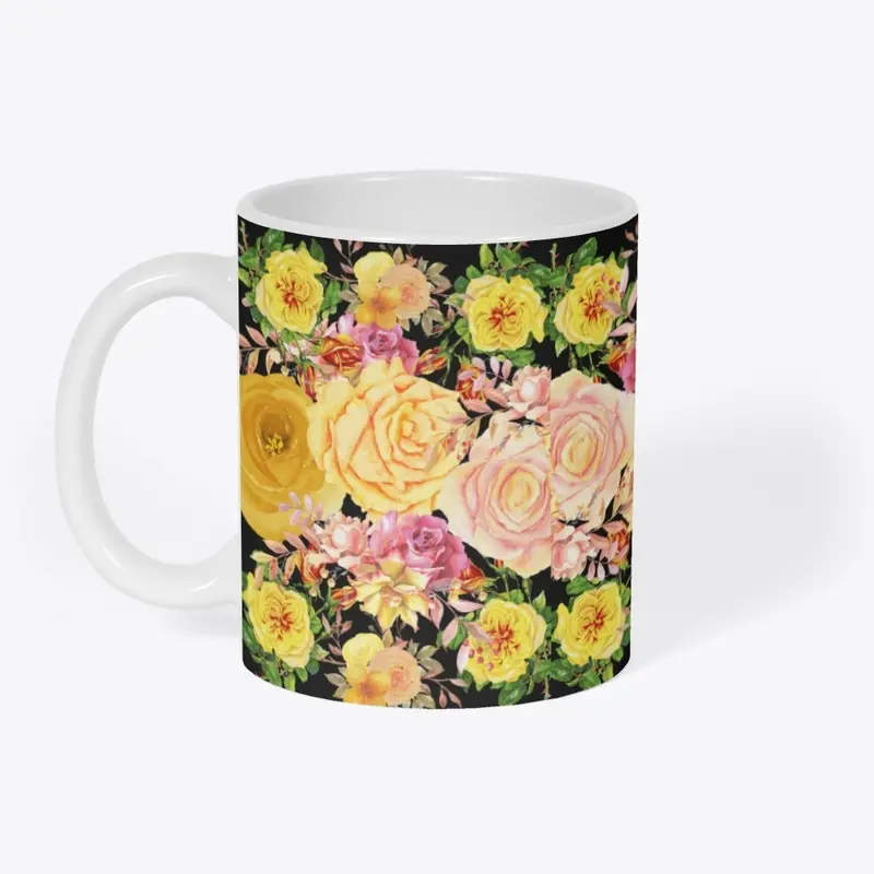 Mug Yellow Roses 