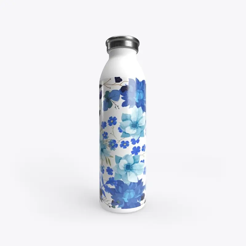 Stainless Water Bottle Flowers