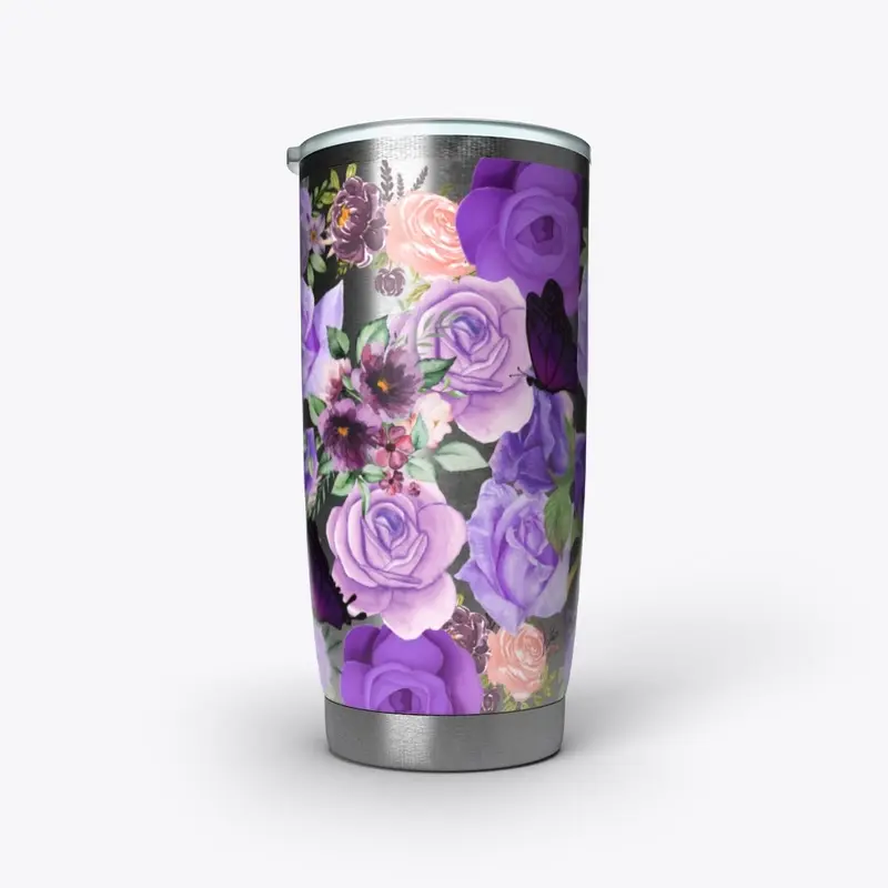 Stainless Tumbler Purple Lushy