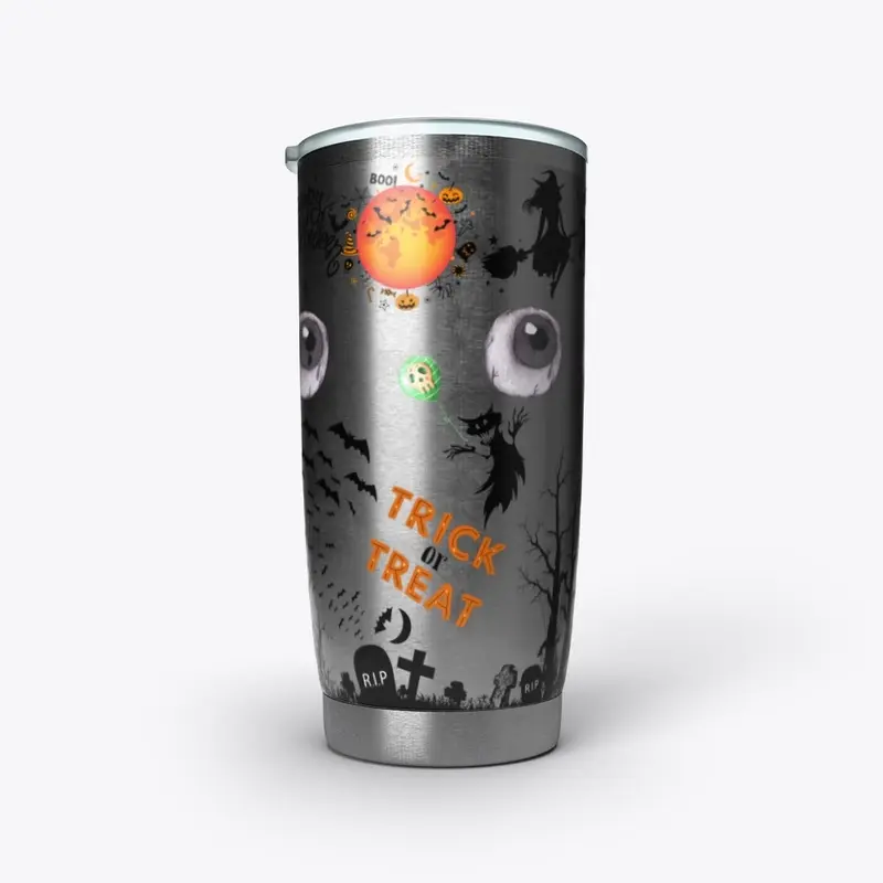 Stainless Spooky Tumbler