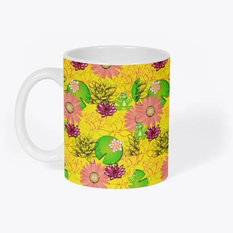 Mug Water Lily Pads