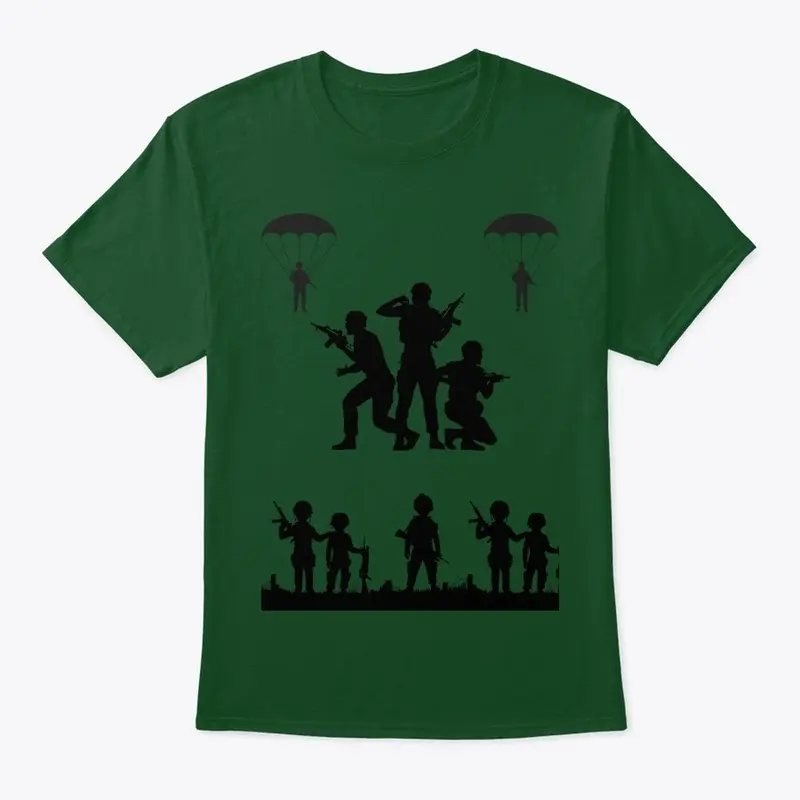 T-shirt Soldiers don't play