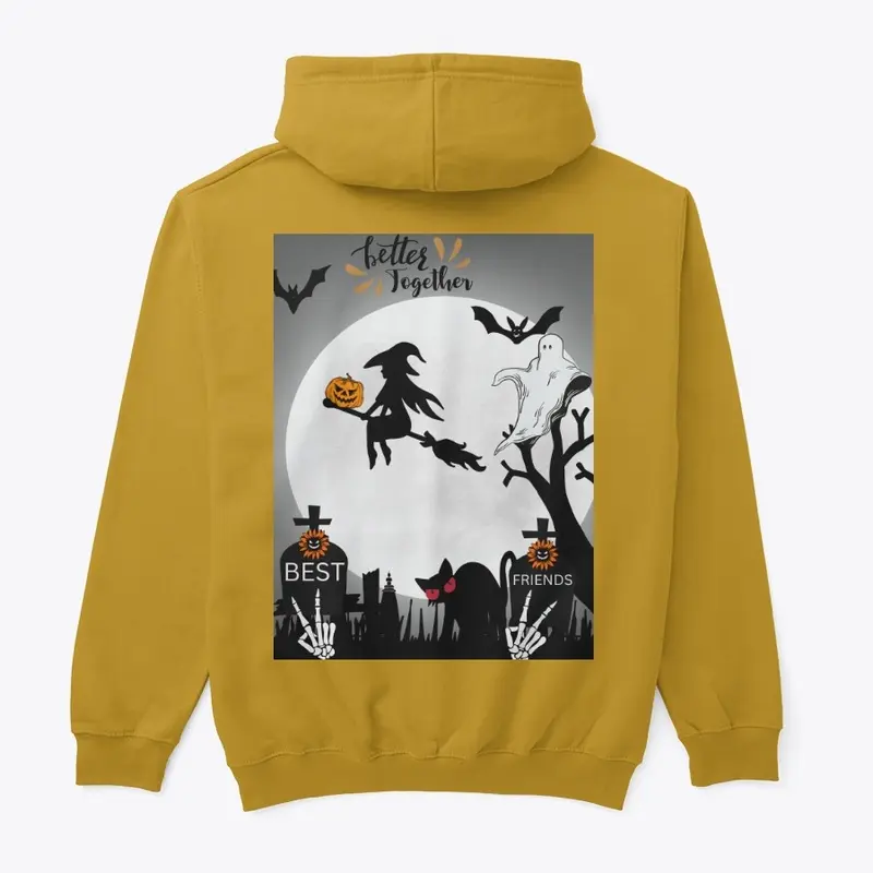 Pullover Hoody Spooky Best friends