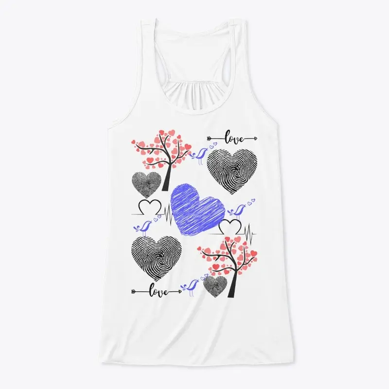 T-shirt Love is Rare as a Fingerprint