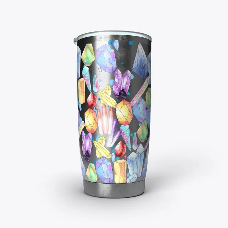 Stainless Tumbler Healing Crystals